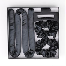 Load image into Gallery viewer, Black Silk Roller Set
