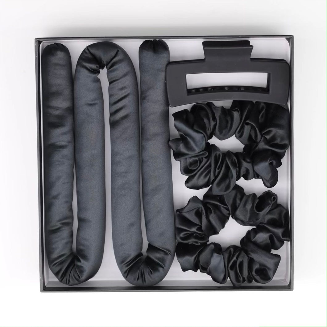 Black Silk Roller Set