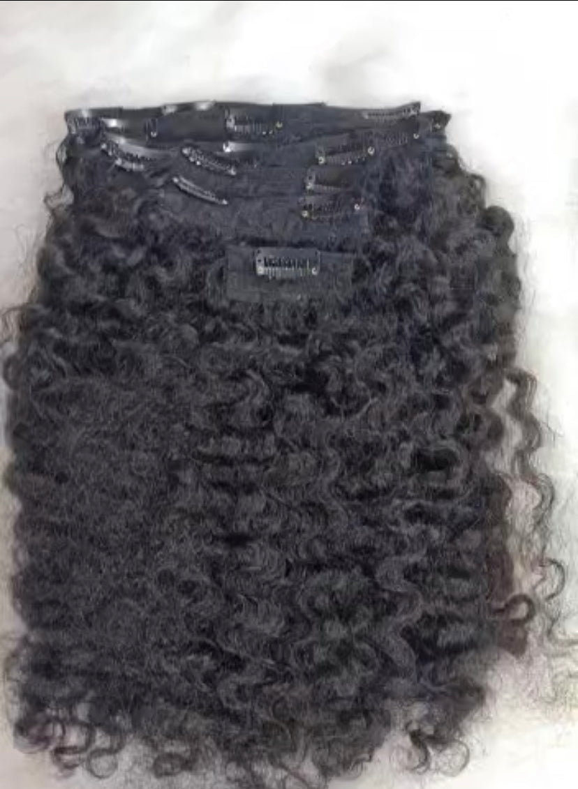 Kinky Curly Clip-Ins (7Pcs)