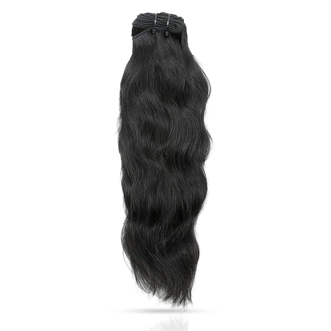 Cambodian Natural Wavy Wefted Bundle